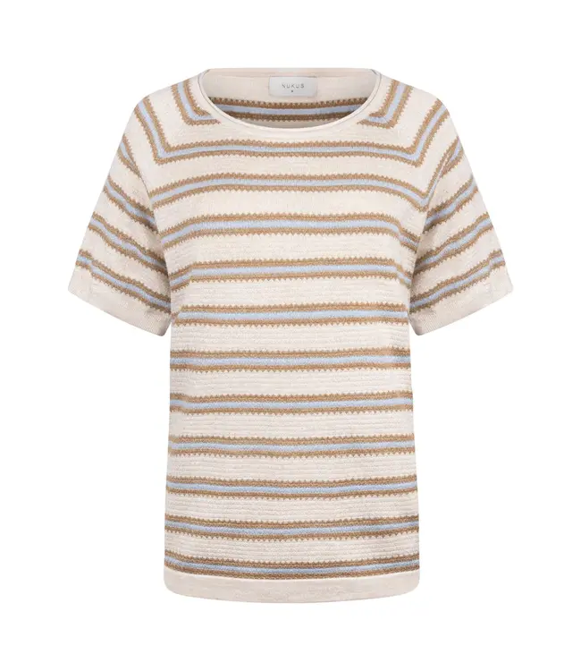 NKS03040-Sand/Cloudy  Rachel Pullover Stripe