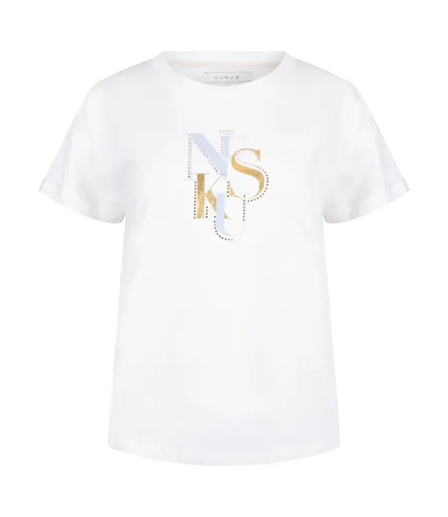 NKS04018-Offwhite/Cloudy  Rowena Shirt