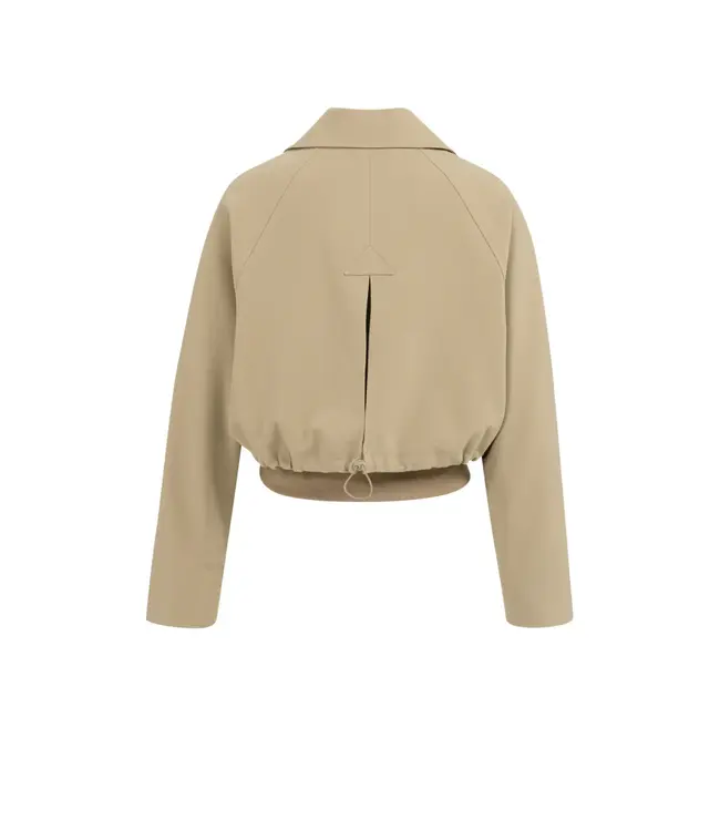 01-511046-602/99045  Short oversized jacket with ribbed hem