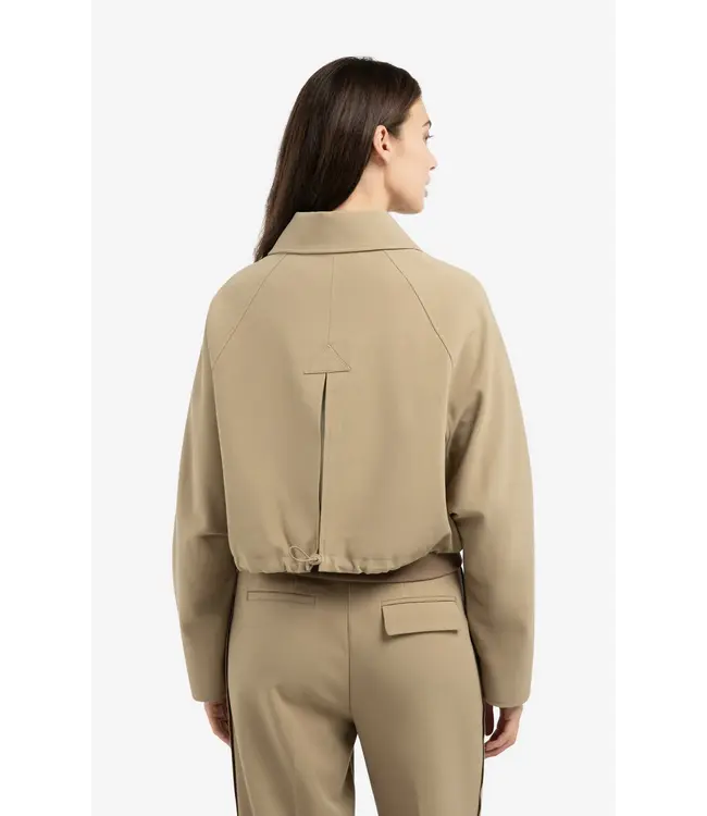 01-511046-602/99045  Short oversized jacket with ribbed hem