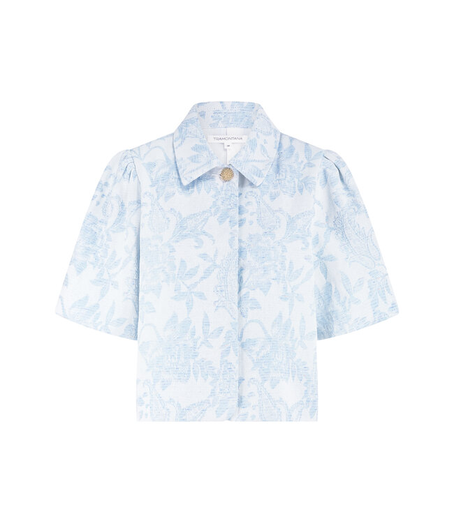 C10-19-801/000043-LightBlueDenim  Denim Jacquard Jacket