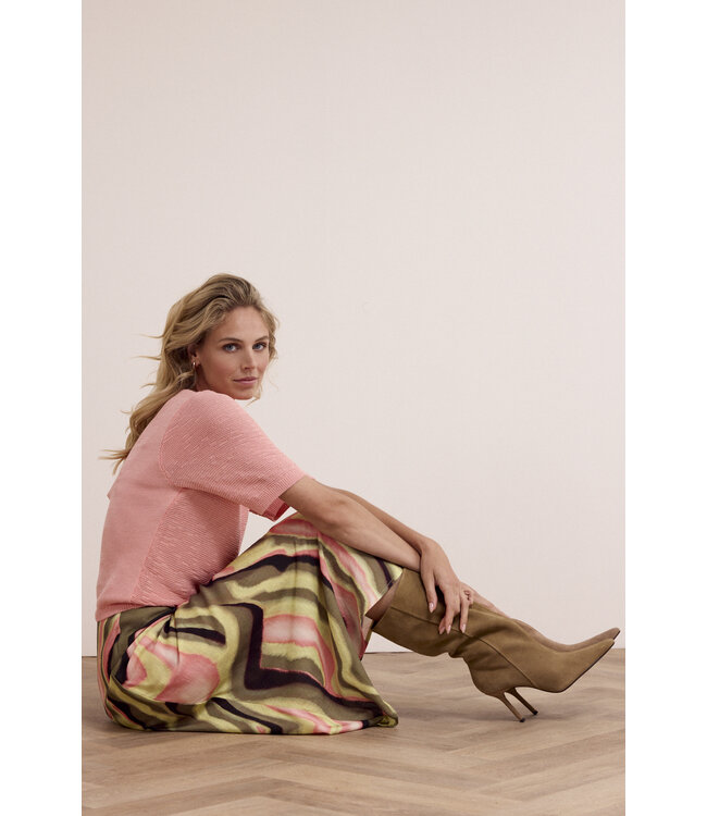 C18-19-201/099992-PrintMultiColours  Maxi Skirt Sunset Desert