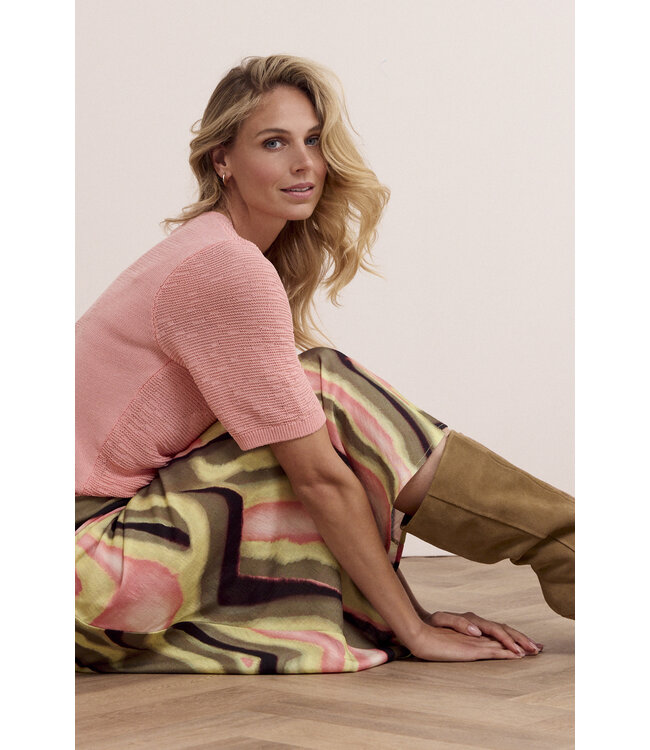 C18-19-201/099992-PrintMultiColours  Maxi Skirt Sunset Desert