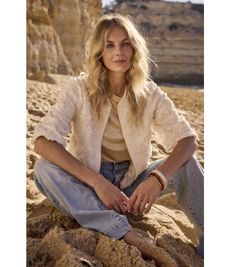 Tramontana C42-19-801/006800-Stone  3D Flower Lace Jacket