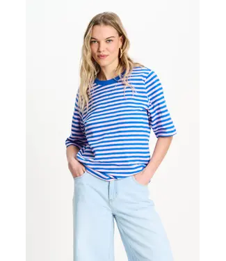 POM Amsterdam SP9531/MultiColour  TSHIRT - Stripe Blue Pink
