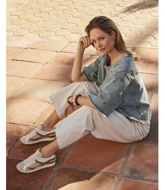 ViaVai 62414-02-308  Scott Nala Seattle - Cognac Sneakers