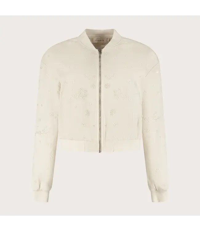 CR0387/White  Lola Bomberjacket