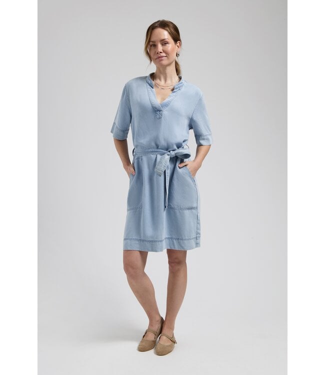 CR0440/LightBlue  Kayley dress