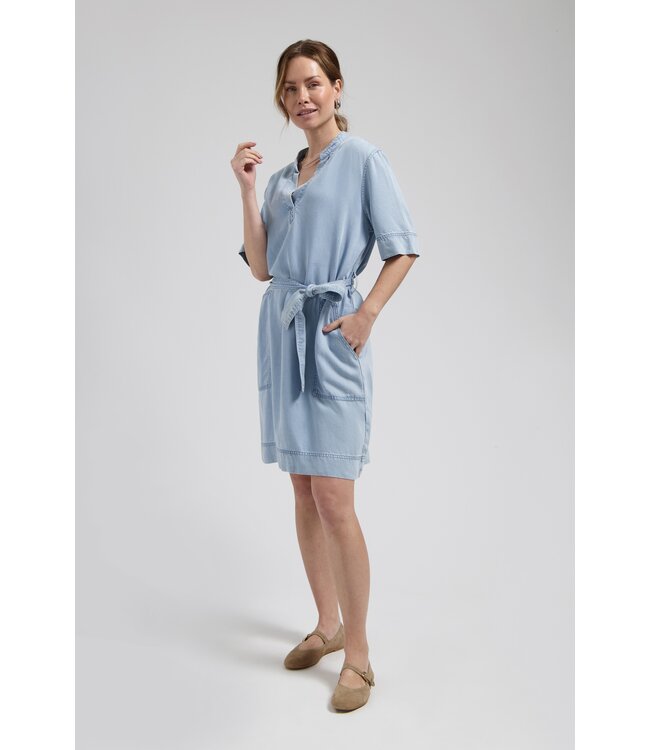 CR0440/LightBlue  Kayley dress