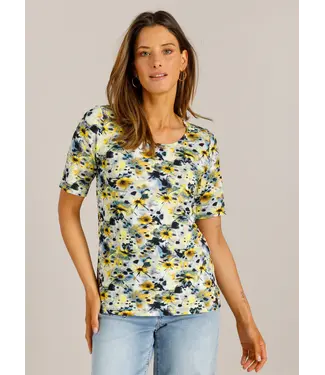 Ivy Beau 4200936-OffWhite/Multi-C  Valina Tops