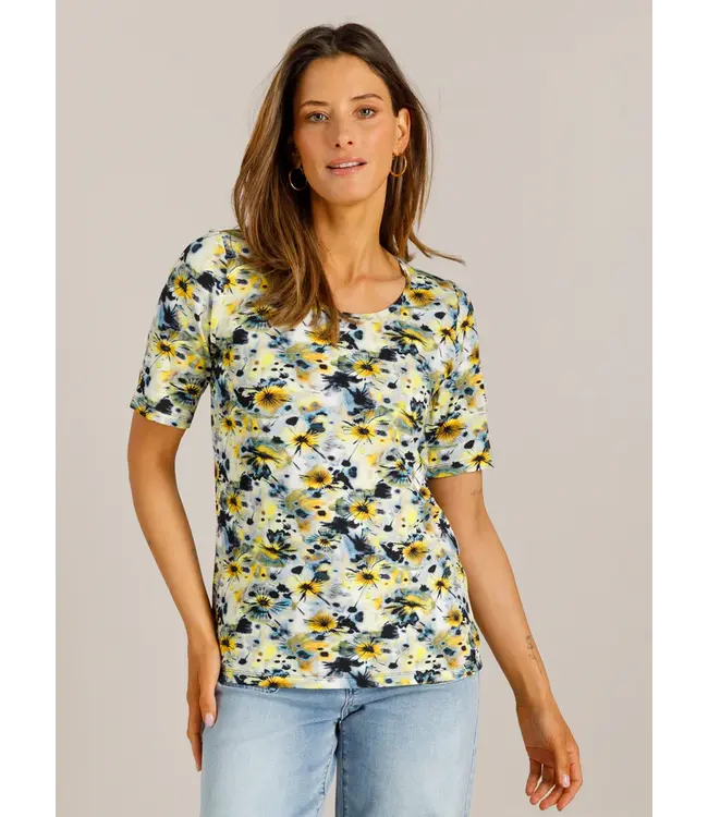 4200936-OffWhite/Multi-C  Valina Tops