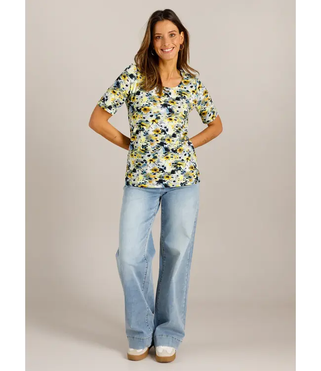 4200936-OffWhite/Multi-C  Valina Tops