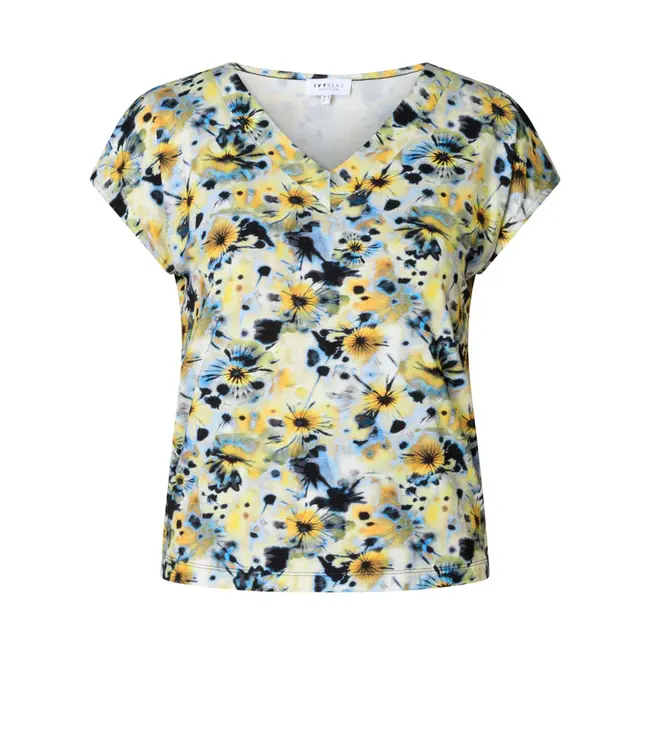 4200940-OffWhite/Multi-C  Vyella Tops