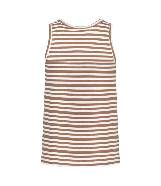 NKS01169-Offwhite/Fango  Steffie Singlet