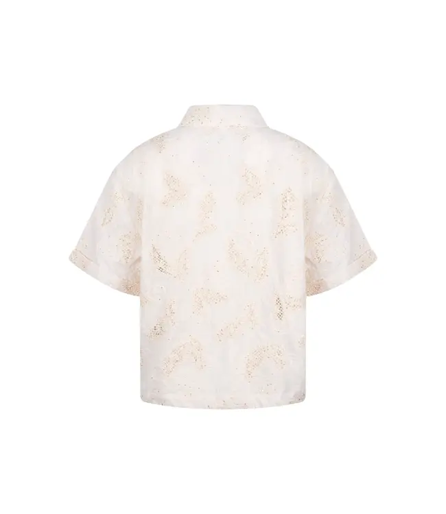 NKS02124-Sand  Leonora Blouse