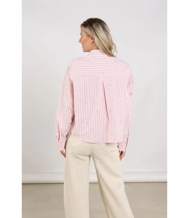 NKS02162-Blush  Nowi Blouse Stripe