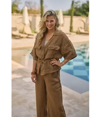 NUKUS NKS02251-Fango  Elma Blouse