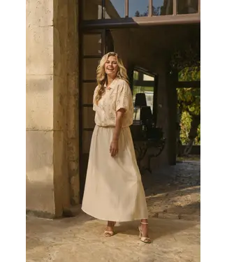 NUKUS NKS10022-OffWhite  Floortje Skirt