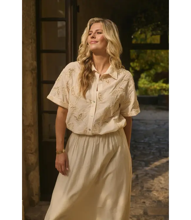 NKS10022-OffWhite  Floortje Skirt