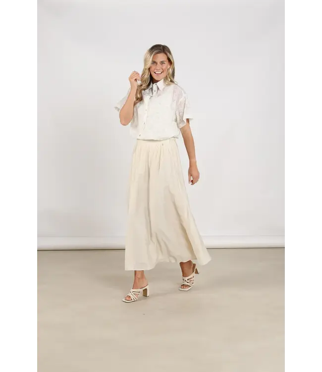 NKS10022-OffWhite  Floortje Skirt