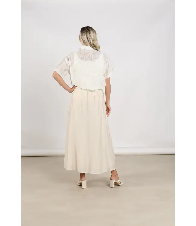 NKS10022-OffWhite  Floortje Skirt