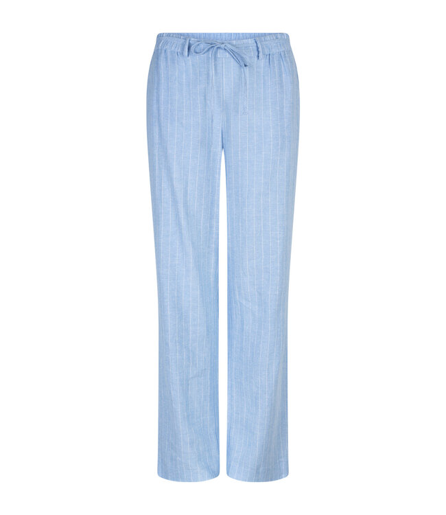 SRB4915/LightBlue-L33  Claudette Linen/Visco Pinstripe L33