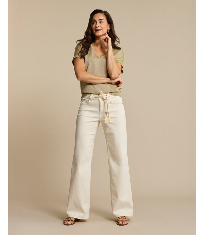 SRB4902/Ecru-L33  Colette & Belt Ecru