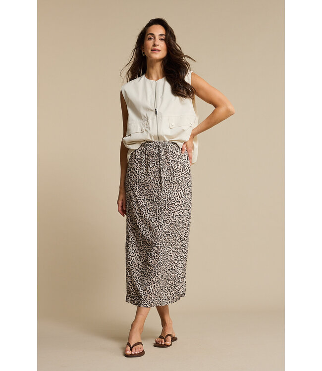 SRB4855/pearl  Ivy Sleeveless Gathering