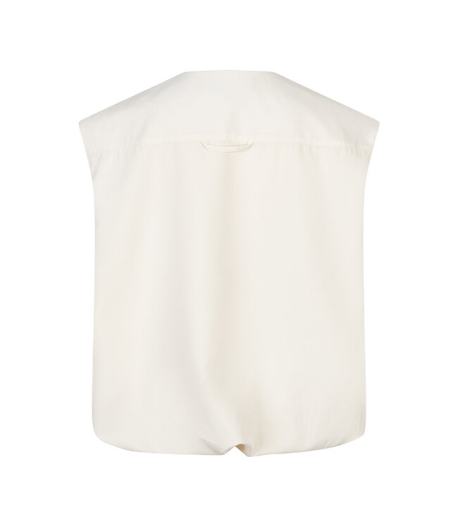 SRB4855/pearl  Ivy Sleeveless Gathering