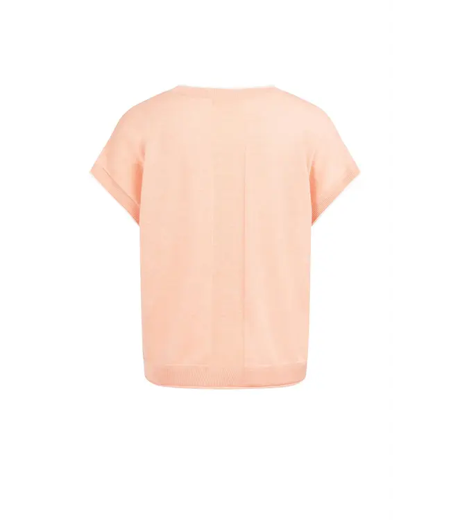 01-000580-604/313072  Knitted sweater with rolled edges