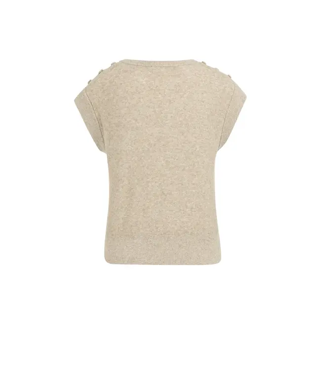01-000584-604/611042  Towel knit sleeveless sweater