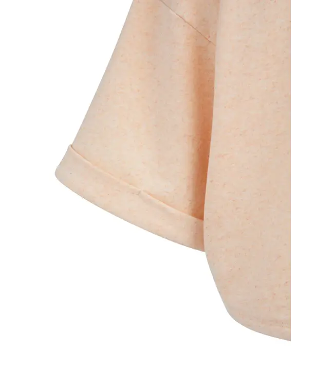 01-109120-604/412172  Short sleeve sweatshirt with roll-up and drawcord