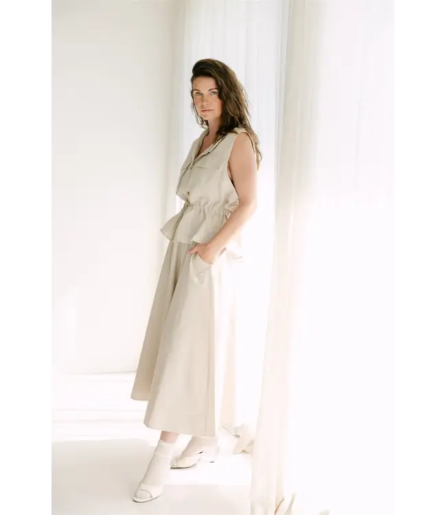 TaliaS6 /Sand  Waistcoat gilet