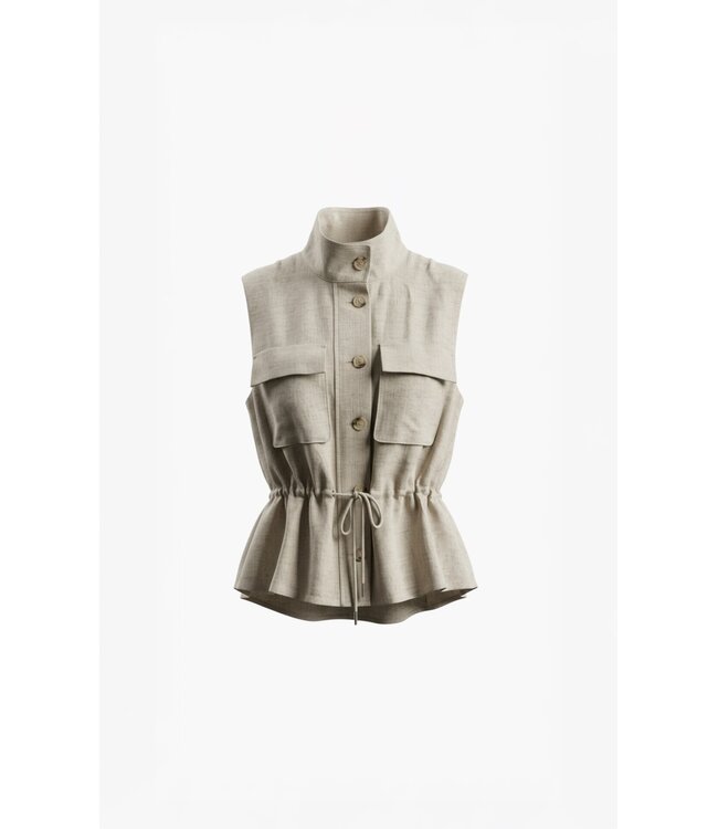 TaliaS6 /Sand  Waistcoat gilet