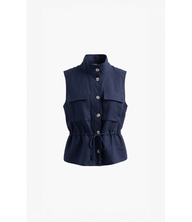 TaliaS6 /Blue  Waistcoat gilet