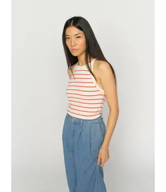 Mos Mosh 176720/SpicyOrange  MMImanja Caliz Stripe Knit Top