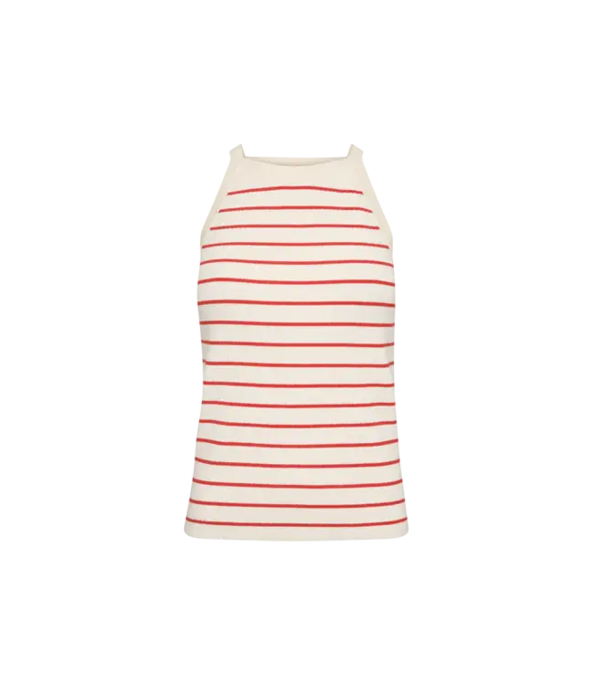 176720/SpicyOrange  MMImanja Caliz Stripe Knit Top