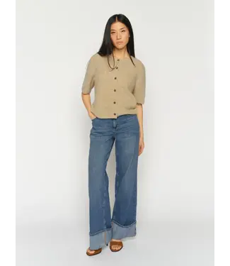 Mos Mosh 178360/MidBlue  MMDara Turn-up Jeans