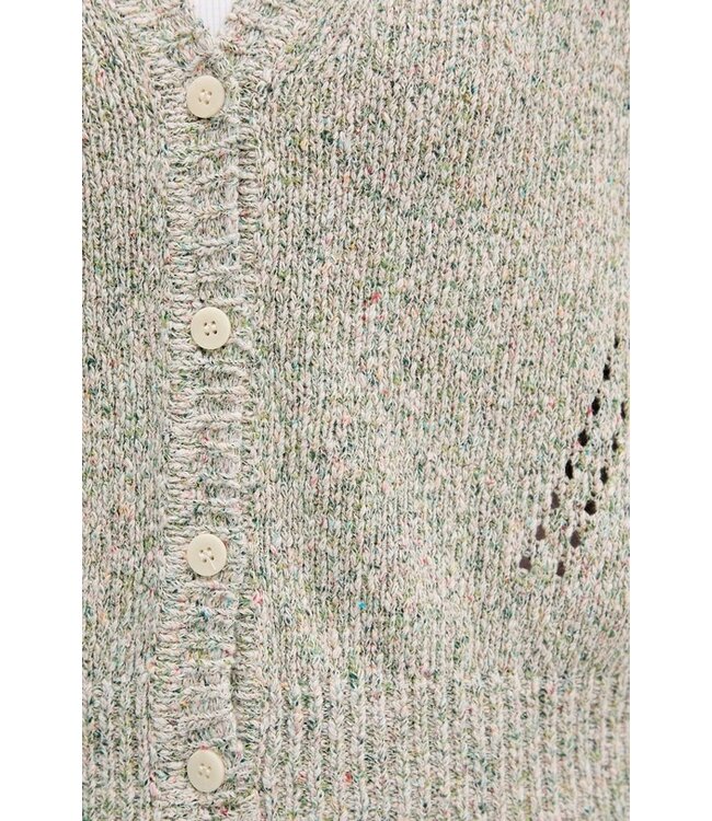 177670/TurfGreen  MMLizet Camelot Knit Cardigan