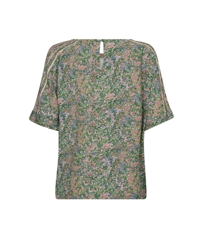 177360/TurfGreen  MMPalma Flowish Orchid Blouse