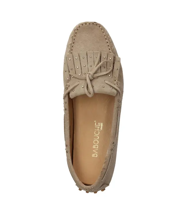 G-MINKE-Beig Moccasins