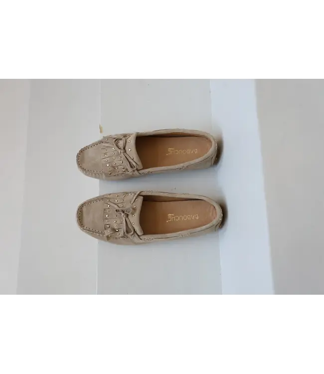 G-MINKE-Beig Moccasins