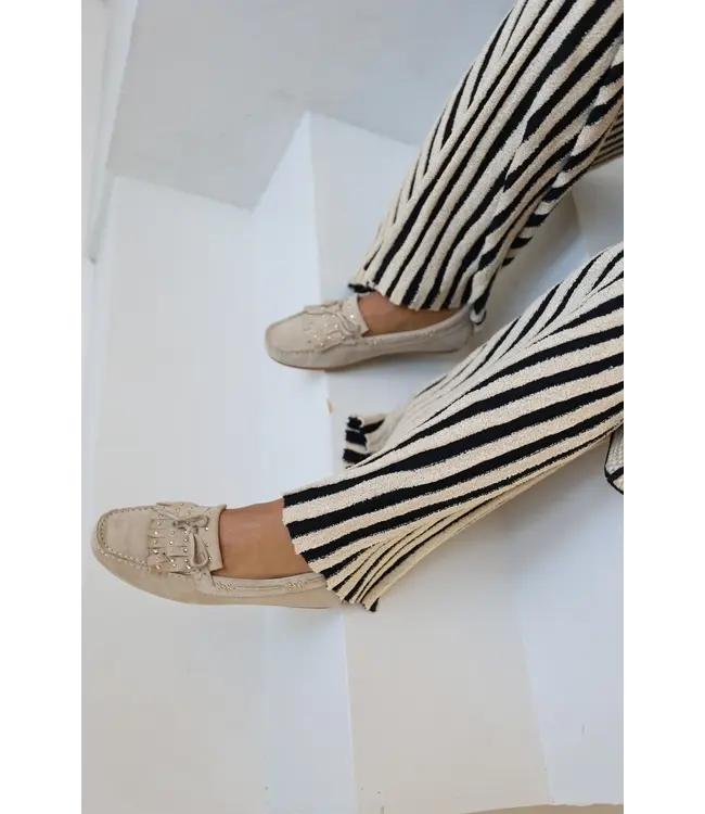 G-MINKE-Beig Moccasins