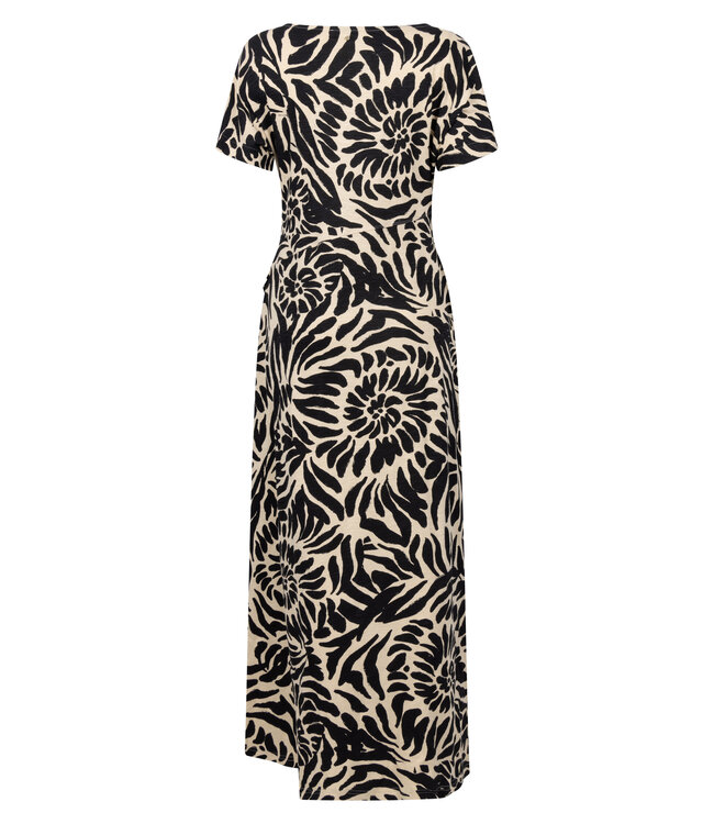 E01-20-501/100002-PrintBlack&Pebble  Dress Safari Bloom