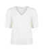 Tramontana C45-20-402/001100-OffWhite  Puff-Sleeve V-Neck Top