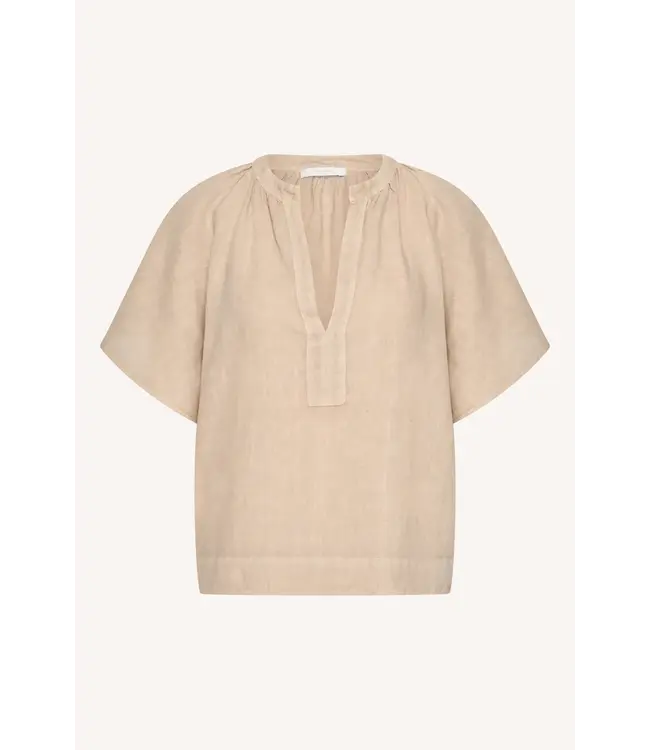 26112040/biscuit  vina linen blouse