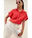 by-bar 26112079/lipstick  rose linen blouse