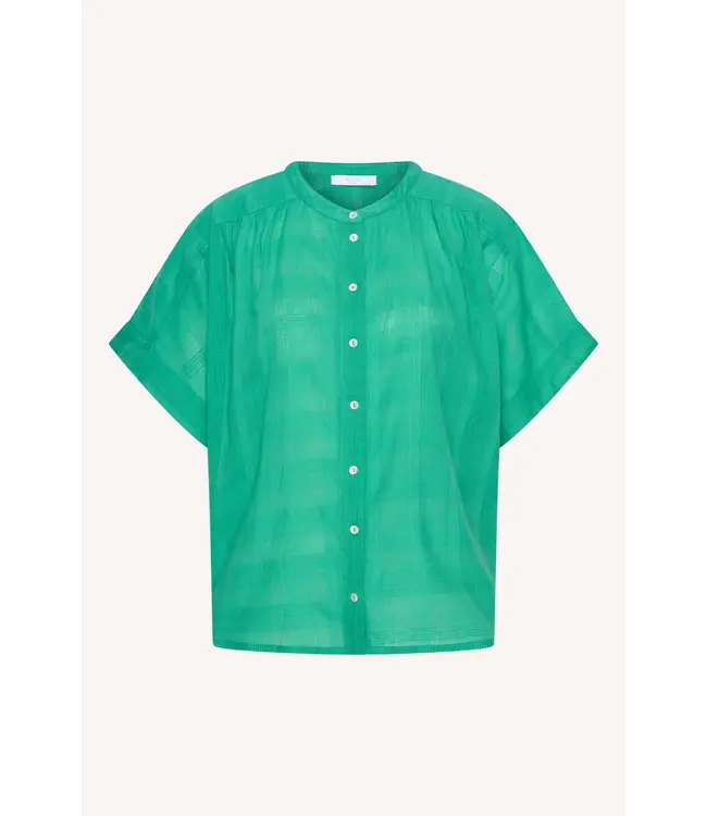 26112080/lucky green  alex dobby blouse