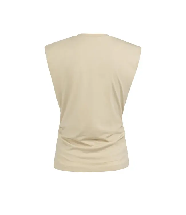 01-709365-604/61104  Sleeveless top with pleated sideseams