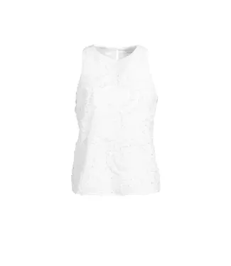 YAYA 01-701397-604/99066  Embroidered sleeveless top